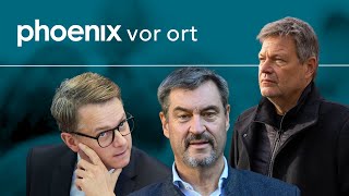 phoenix vor ort Statements von Robert Habeck Carsten Linnemann und Markus Söder  09112024 [upl. by Herta]