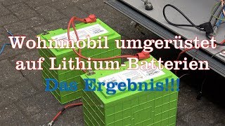 TestErgebnis nach Umrüstung auf Lithium Batterie beim Womo [upl. by Savanna]