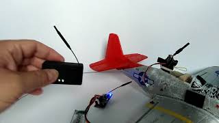 Simple head tracking on small 400mm rc plane [upl. by Torin451]