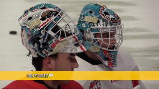 Kelowna Rockets rocking new goalie masks [upl. by Niccolo519]