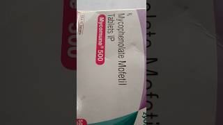 Mycophenolate Mofetil tablet IP 500 mg [upl. by Chemaram]