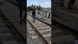 Pamban Railway station electrification updates [upl. by Sanalda]