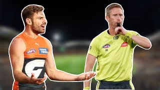 Most Outrageous AFL Umpiring Calls EVER [upl. by Kolnos]