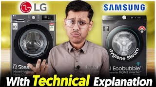 🚰New Samsung AI Ecobubble vs LG Washing Machine 🚰 Best 8kg Front Load Washing Machine in 2024 [upl. by Siol]