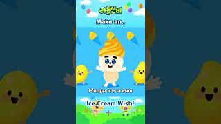 Im Mango cookie ice cream  Kids song  LittleShinbi [upl. by Inal103]