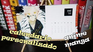 Como hacer tu propio calendario personalizado estilo anime manga [upl. by Duncan]