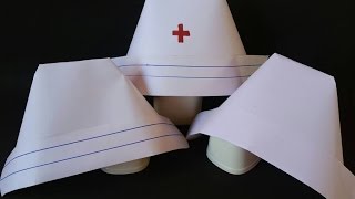 Make a Nurses Cap in 5 Easy steps [upl. by Bryna]