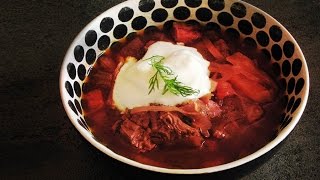 BORSCHT  Full Classic Russian Restaurant Recipe [upl. by Minnaminnie]