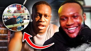 THE MOST BRUTAL SPARRING SESSION REACTION DEJI VS HATER [upl. by Lozar]