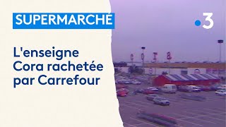 Rachat des supermarchés Cora par le groupe Carrefour  le cas dHoudemont [upl. by Os]