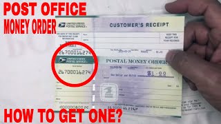 ✅ How To Get A Money Order From USPS Post Office 🔴 [upl. by Llehcram361]