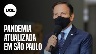 SP Doria endurece quarentena e anuncia fase vermelha para conter pandemia [upl. by Yehsa]