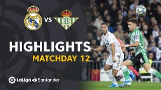 Highlights Real Madrid vs Real Betis 00 [upl. by Ilecara]