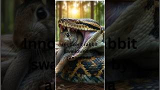 quotAnaconda Hunts and Devours Rabbit  Stunning Wildlife Footagequot shorts [upl. by Akimrehs]