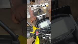 Vstrom 250 gps mount made at shop youtubeshorts automobile gpsmount [upl. by Lhary]