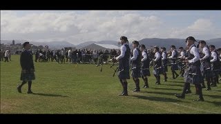 Johnstone Pipe Bands Grade One debut at Gourock [upl. by Irrol]