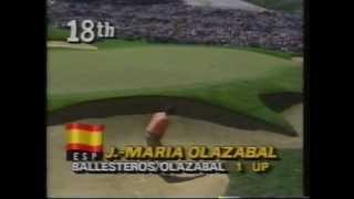 BallesterosOlazabal 1987 Ryder Cup Day 2 Foursomes [upl. by Chance]