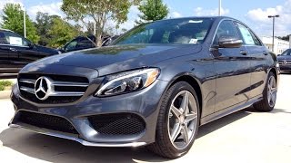 2015 MercedesBenz C Class C300 Sport Full Review Start Up Exhaust [upl. by Esinaj794]