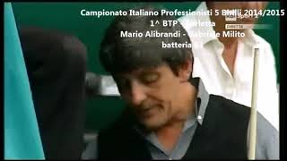 Biliardo  Campionato italiano Professionisti 5 Birilli  16 edizione 20142015 parte 1 [upl. by Edyaj89]