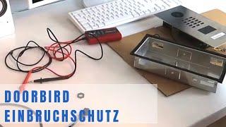 Doorbird Videosprechanlage sicher installieren Einbruchsschutz nachrüsten SmarthomeLife [upl. by Eniamirt548]