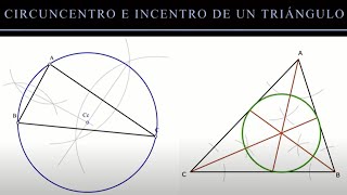 Circuncentro e Incentro [upl. by Dorcus]