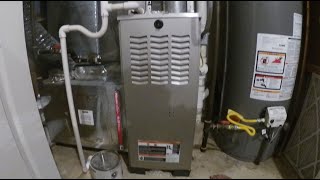 2012 Bryant Legacy Line Gas Furnace  First Startup of 20242025 [upl. by Gessner]