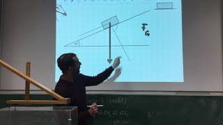 Physik Klasse 10  Kräftezerlegung am Beispiel der schiefen Ebene Hangabtriebskraft Normalkraft [upl. by Eahsat]