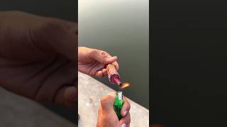 Ganga jamuna testing in water shorts crackers diwali experiment [upl. by Reivazx]