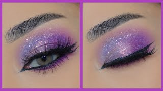 Maquillaje Dramatico Morado  PASO A PASO [upl. by Aisatna]