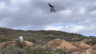 Riding Crazy Motocross Track BIG JUMPS [upl. by Demona]