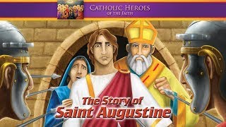 Catholic Heroes Of The Faith The Story of Saint Augustine 2013  Full Movie  Russell Boulter [upl. by Yroffej]