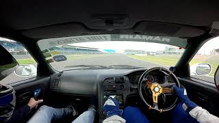 Skyline R33 Sziszi  Silverstone short part 1 test [upl. by Masera]