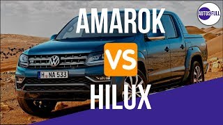 Volkswagen Amarok V6 Extreme VS Toyota Hilux SRV [upl. by Siloa]