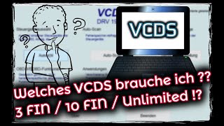 Kaufberatung VCDS 3 FIN 10 FIN Unlimited  Welches Interface brauche ich 🤔 [upl. by Auric]