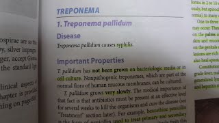 Treponema Pallidum  MICROBIOLOGY [upl. by Adoree]