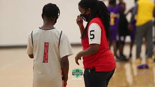 Middle School Hoops Dutchtown MS vs Hampton 7th Grade Playoff game atmosphere in Hampton GA [upl. by Trixy]