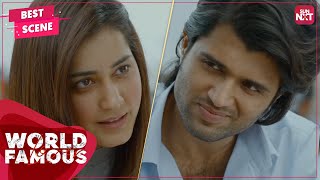 Vijay Devarakonda flirts with Rashi Khanna  World Famous Lover Telugu Vijay Deverakonda  SUN NXT [upl. by Rasec705]