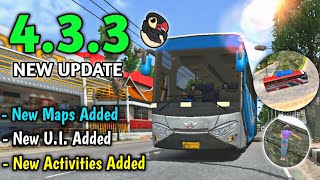 New Big Update 433 New Roads Added Bus Simulator Indonesia  Bus Game [upl. by Eneres430]