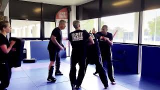 KRAV MAGA Multiple Attacker Drill [upl. by Aicined]