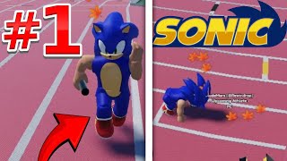 Becoming Sonic On ROBLOX Track amp Field Infinite [upl. by Earb]