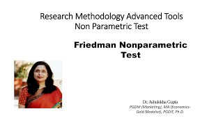 Friedman Nonparametric test in SPSS [upl. by Sigismondo]