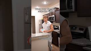 At least he knows the way to my heart ❤️ youtubeshorts youtubeviral skit gymbro [upl. by Nauquf899]