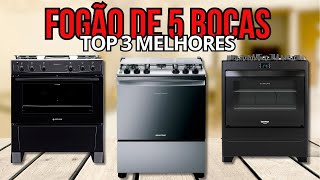 Top 3 Melhores FOGÕES 5 BOCAS 2024 Rapidez e praticidade na hora de cozinhar [upl. by Manlove]