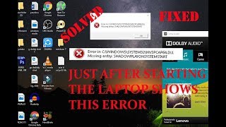 SOLVED Run DLL Error at the time of starting computer [upl. by Aneladdam22]