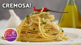 Spaghetti Aglio Olio e Peperoncino CREMOSISSIMI Facile Veloce [upl. by Rocky]