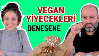 Vegan Yiyecekleri Denedik  Humus Mütebbel Muhammara  Yemeksepetiyle Denesene [upl. by Ellerol433]