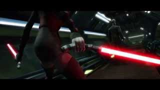 Star Wars The Clone Wars  Asajj Ventress amp Savage Opress vs Count Dooku 1080p [upl. by Burnaby]