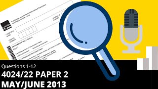 OLevel Math D May June 2013 Paper 2 402422 [upl. by Maritsa]