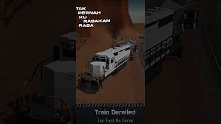 train works2 keluar jalur [upl. by Hachman]