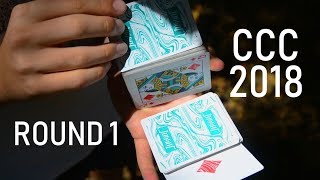 CardistryCon Championship 2018  Round 1 Salvador González [upl. by Adnorrehs357]